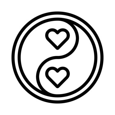 aşk simgesi vektör resimleme arkaplanı 