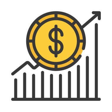 Artan Satış vektör çizimi tasarımı