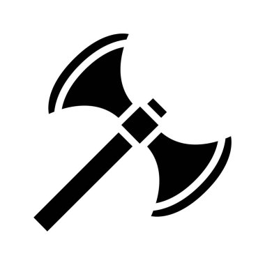 Axe araç simgesi, vektör illüstrasyonu