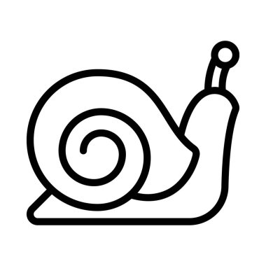 Salyangoz Web simgesi basit tasarım