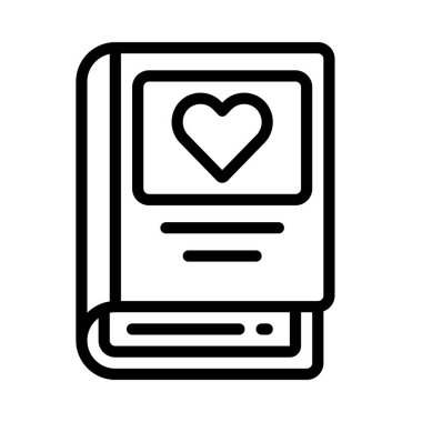 Günlük defteri, vektör illüstrasyonu basit tasarım