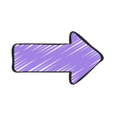  Sağ yön ok ikonu vektör illüstrasyonu 