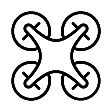 Drone web simge vektör çizim