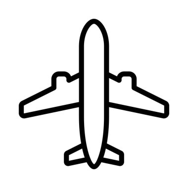 uçak vektör illüstrasyonu 