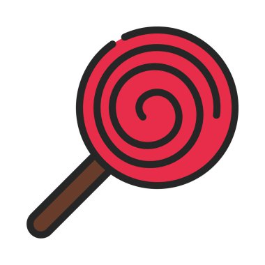 Şeker lolipop simgesi, satır biçimi