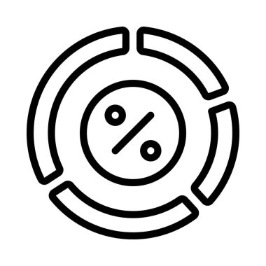 Kırık Çember Turtasının vektör çizimi