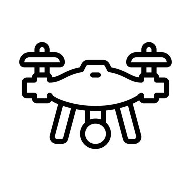 Drone web simge vektör çizim