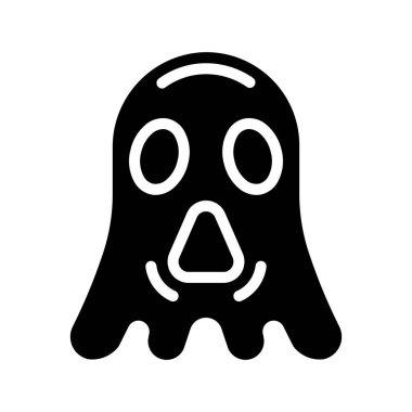 hayalet simge vektör illüstrasyon tasarımı
