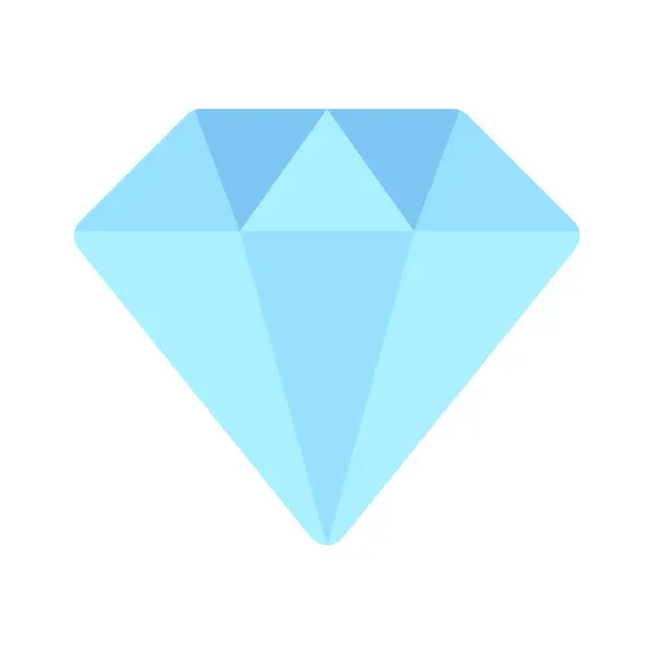 Diamond Vector Icon Web Design White Background — Stock Vector
