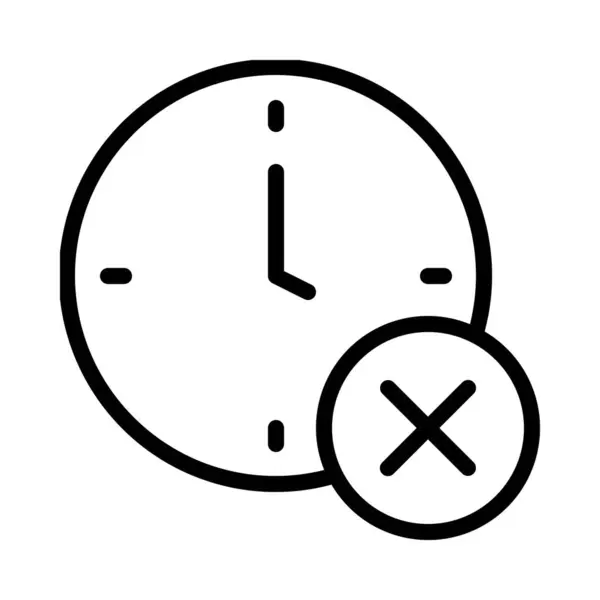 Reloj Tiempo Icono Vector Ilustración Diseño Gráfico — Vector de stock