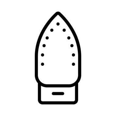 demir düz simgesi, vektör çizim 