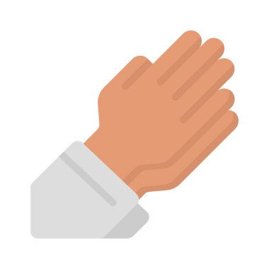 Dua Elleri Web simgesi vektör illüstrasyonu