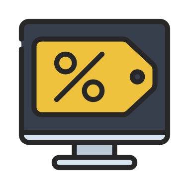 İndirim, finans konsept vektör çizimi