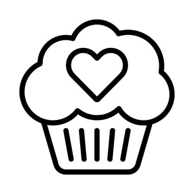 Kek vektör ikonu çizimi 