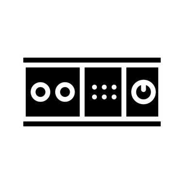 Ses Arayüzü Aygıtı vektör illüstrasyon tasarımı