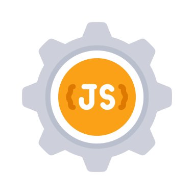 Java Geliştirme düz simgesi, vektör illüstrasyonu 