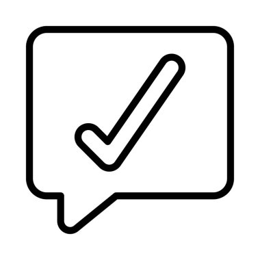 İleti simgesini, vektör illüstrasyonunu düzelt 