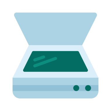 Tarayıcı düz simge, vektör illüstrasyonu 