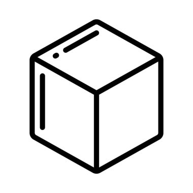 Tek Birim Web simgesi düz tasarım, vektör illüstrasyonu