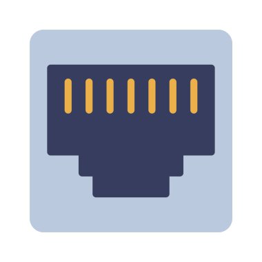Ethernet Kablo vektör çizimi tasarımı