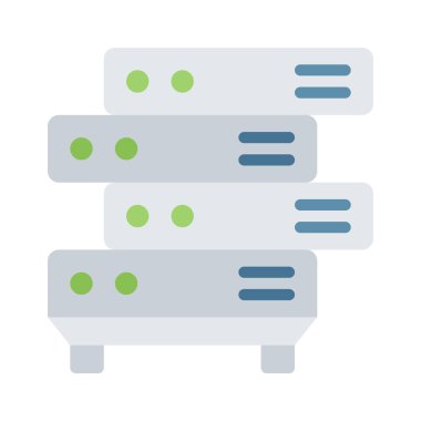 Düzenlenmemiş Veri simgesi, vektör illüstrasyonu   