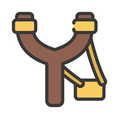 Sapan düz simgesi, vektör illüstrasyonu 