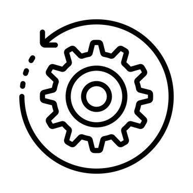 Ters mühendislik simgesi vektör illüstrasyonuName