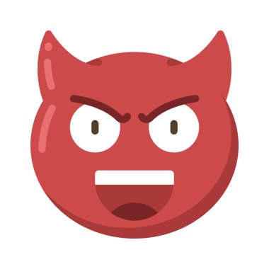 Devil Web simgesi vektör illüstrasyonu