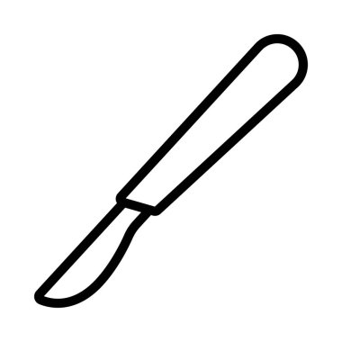 Neşter ağ simgesi vektör çizimi