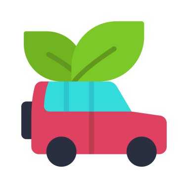 Çevre dostu ağ simgesi vektör illüstrasyonu