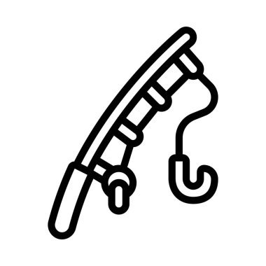 balık ağı ikonu vektör illüstrasyonu