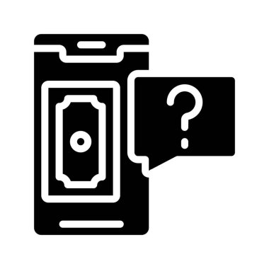 Ödeme simgesi, vektör illüstrasyonu basit tasarım iste