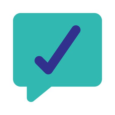 İleti simgesini, vektör illüstrasyonunu düzelt  