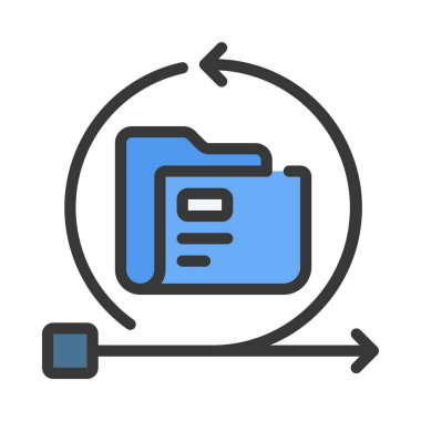 Dizin Sprint simgesi, vektör illüstrasyonu 