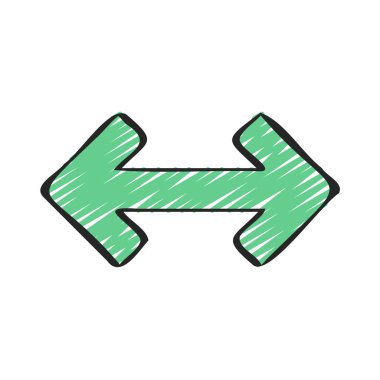 Çift Ok simgesi beyaz arkaplanda izole edildi. vektör.