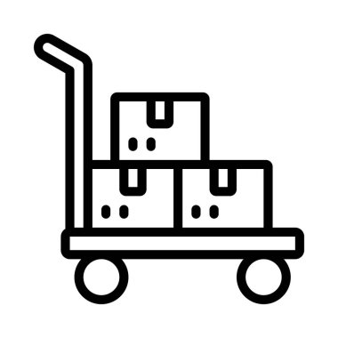 dağıtım simgesi, düz biçim