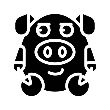 Smirk web simgesi vektör illüstrasyonu