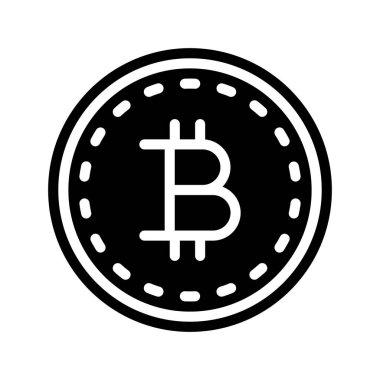 Bitcoin simgesi resimleme arkaplan tasarımı 