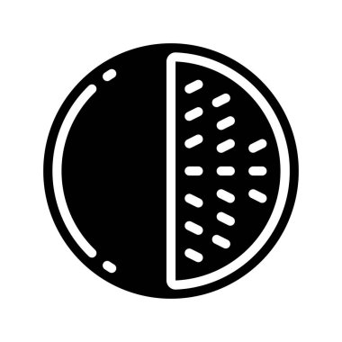 kavun meyvesi ikonu, illüstrasyon