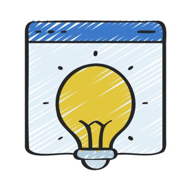 Yaratıcılık Ağı vektör illüstrasyonu