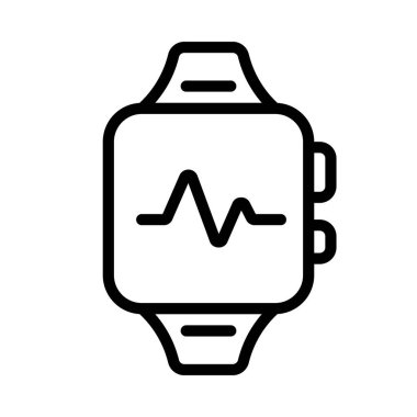 smartwatch simge vektör çizimi