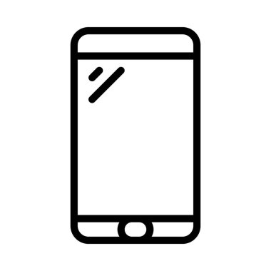 akıllı telefon vektör simgesi, illüstrasyon 
