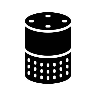 Akıllı Sözcü simge vektör resimleme tasarımını izole etti