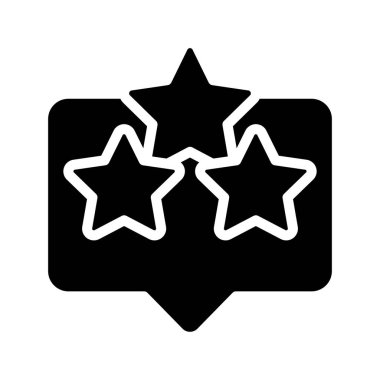 İleti simgesi, vektör illüstrasyonunu gözden geçir 