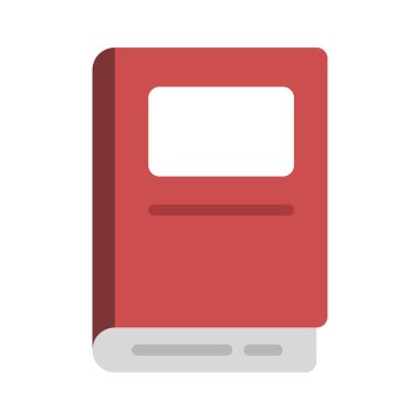 kitap simgesi, vektör illüstrasyonu