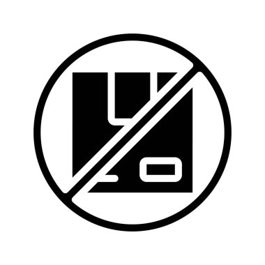 Paket Taşıma web simgesi vektör illüstrasyonu