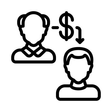 Miras olarak düz simge, vektör illüstrasyonu 