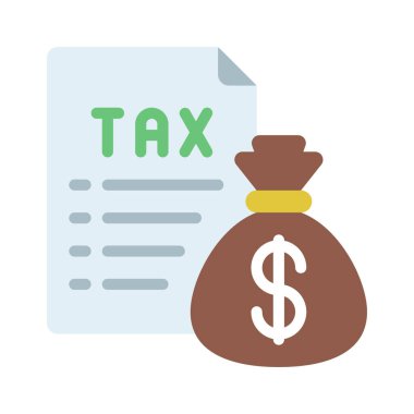 Vergi vektör simgesini öde          