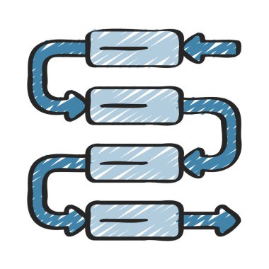 Bağımlılıklar web simgesi vektör illüstrasyonu