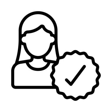 Kullanıcı Dostu simge vektör çizimi tasarımı